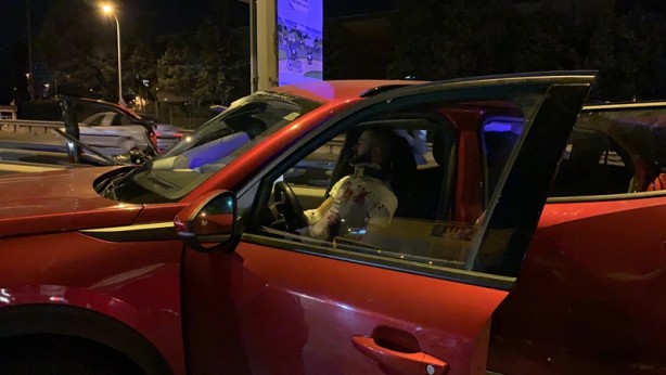 Foto - TEM'de zincirleme kaza! 
