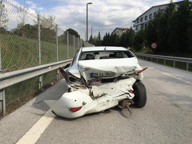 Foto - TEM'de zincirleme kaza! Yaralılar var