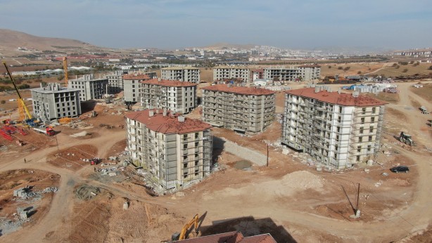 Foto - Temelini Erdoğan atmıştı! Deprem konutlarında son durum