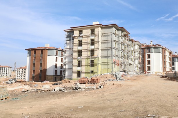 Foto - Temelini Erdoğan atmıştı! Deprem konutlarında son durum