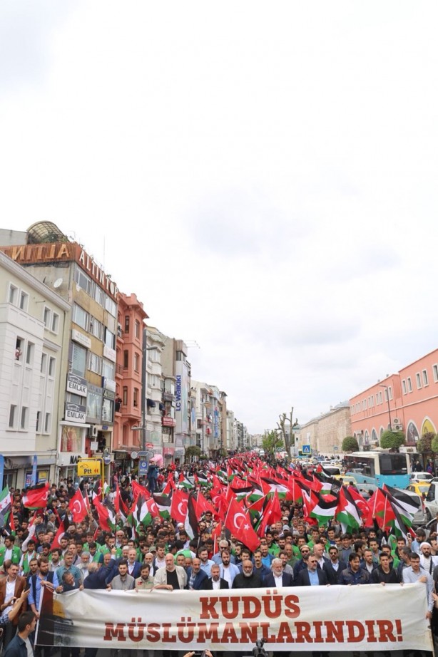 Foto - Tepkiler çığ gibi büyüyor... Vatandaşlar Kudüs için ayakta