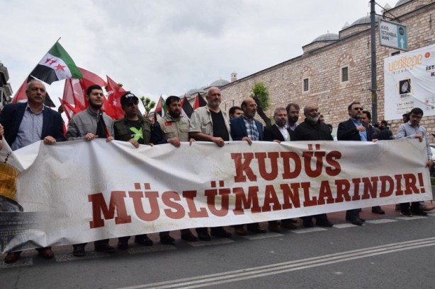 Foto - Tepkiler çığ gibi büyüyor... Vatandaşlar Kudüs için ayakta