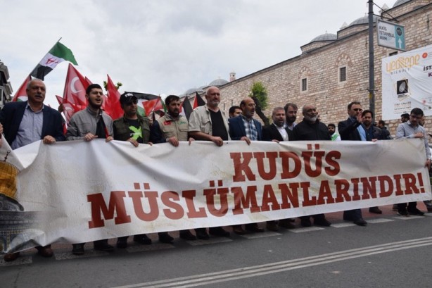 Foto - Tepkiler çığ gibi büyüyor... Vatandaşlar Kudüs için ayakta