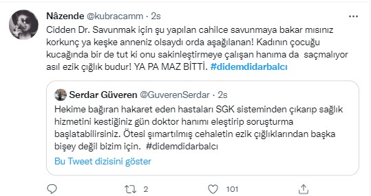 Foto - 'Terbiyesiz' doktora tepkiler dinmiyor! Vatandaşlardan Didem Didar Balcı'ya sert tepki