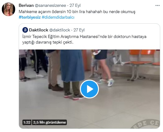 Foto - 'Terbiyesiz' doktora tepkiler dinmiyor! Vatandaşlardan Didem Didar Balcı'ya sert tepki