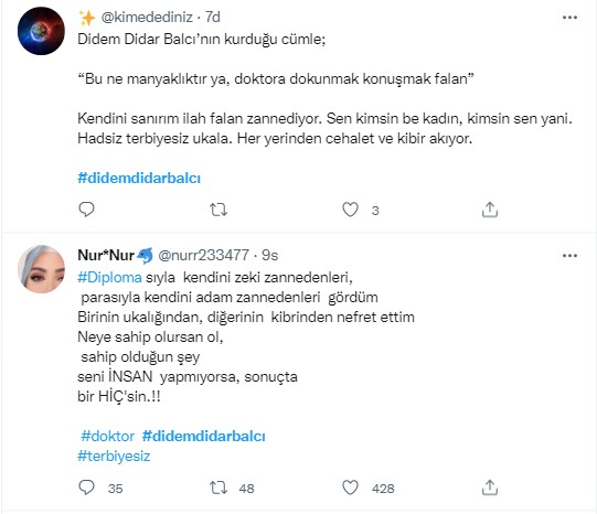 Foto - 'Terbiyesiz' doktora tepkiler dinmiyor! Vatandaşlardan Didem Didar Balcı'ya sert tepki