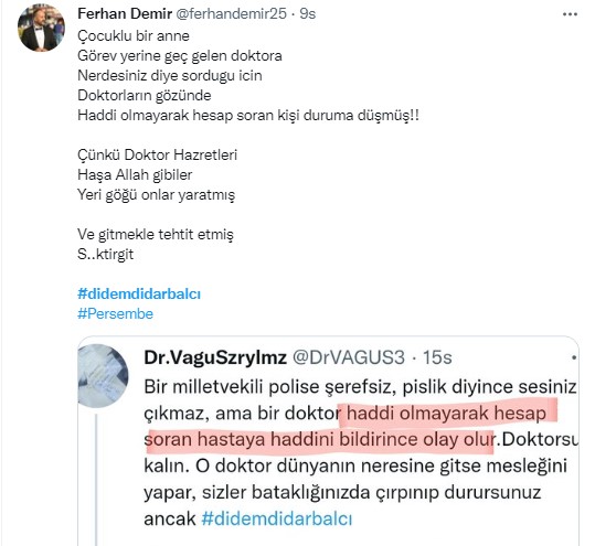 Foto - 'Terbiyesiz' doktora tepkiler dinmiyor! Vatandaşlardan Didem Didar Balcı'ya sert tepki