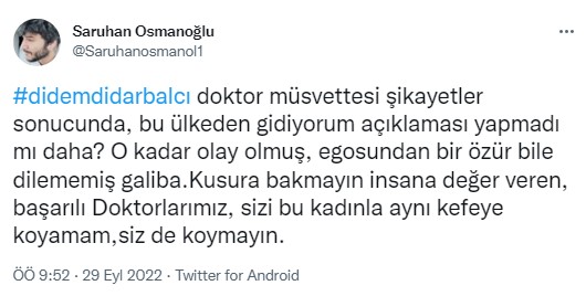 Foto - 'Terbiyesiz' doktora tepkiler dinmiyor! Vatandaşlardan Didem Didar Balcı'ya sert tepki