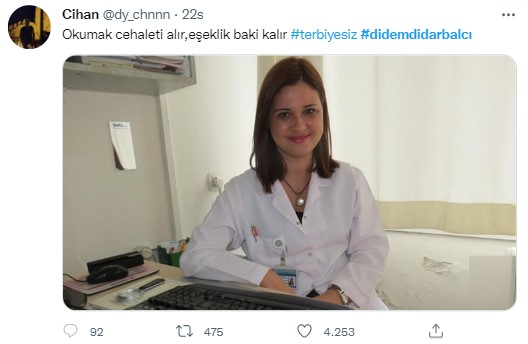 Foto - 'Terbiyesiz' doktora tepkiler dinmiyor! Vatandaşlardan Didem Didar Balcı'ya sert tepki