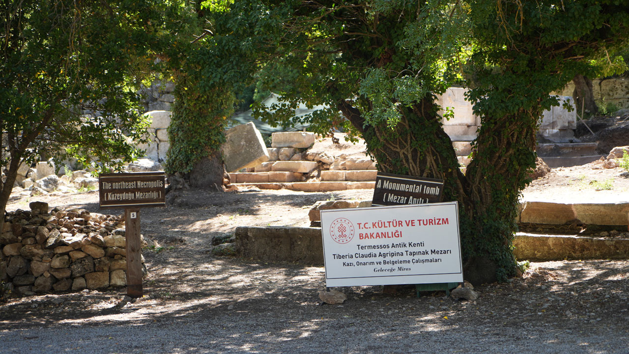 Foto - Termessos’ta ilk kazı başladı! Yüzyıllardır gizemini koruyor