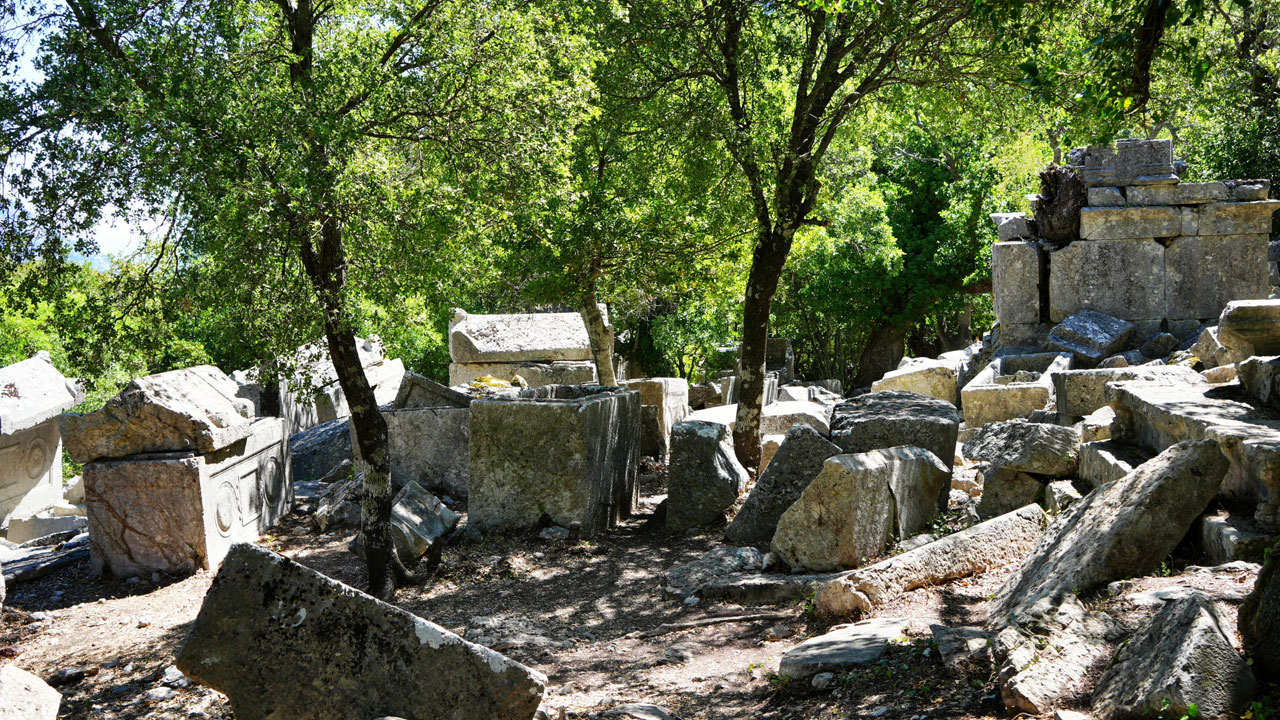 Foto - Termessos’ta ilk kazı başladı! Yüzyıllardır gizemini koruyor
