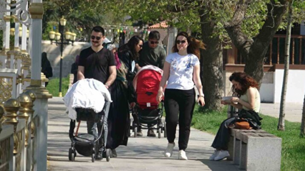 Foto - Termometreler 32 dereceyi gösterince vatandaşlar parklara akın etti
