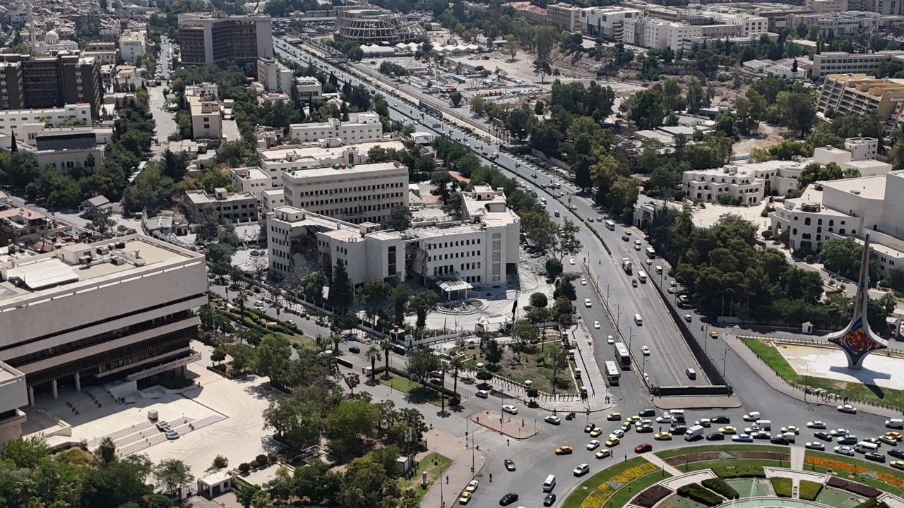 Foto - Terör devleti İsrail vurmuştu! Suriye Genelkurmay Başkanlığı görüntülendi