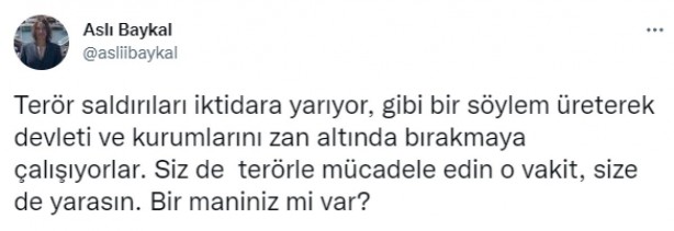 Foto - Terör saldırısı tutumları tepki çekmişti... Aslı Baykal'dan CHP'lilere şamar!