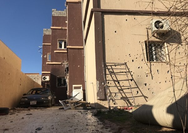 Foto - Terörist Hafter tarihi kenti harabeye çevirdi