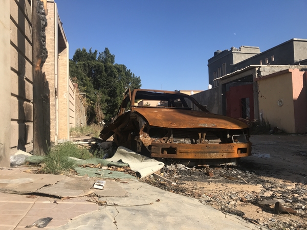 Foto - Terörist Hafter tarihi kenti harabeye çevirdi