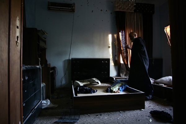 Foto - Terörist Hafter tarihi kenti harabeye çevirdi