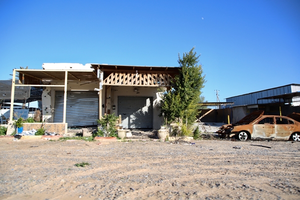 Foto - Terörist Hafter tarihi kenti harabeye çevirdi