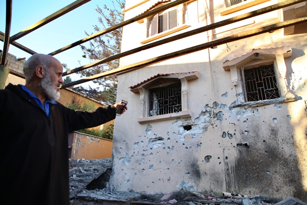 Foto - Terörist Hafter tarihi kenti harabeye çevirdi