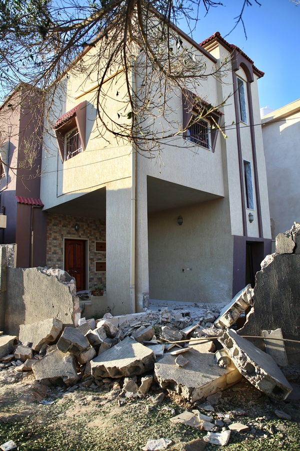 Foto - Terörist Hafter tarihi kenti harabeye çevirdi