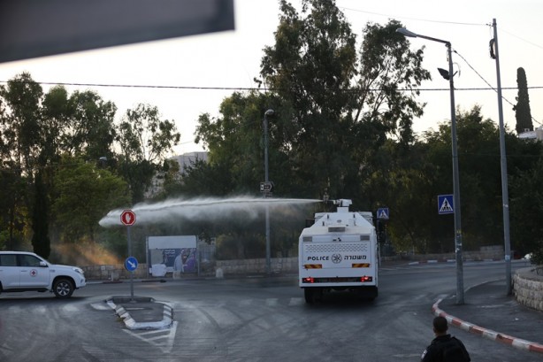 Foto - Terörist İsrail polisinden Filistinlilere müdahale