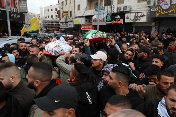 Foto - Teröristler şehit etti! İki Filistinli toprağa verildi