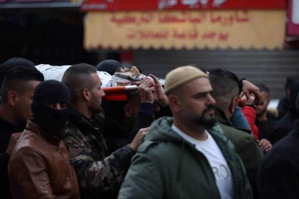 Foto - Teröristler şehit etti! İki Filistinli toprağa verildi