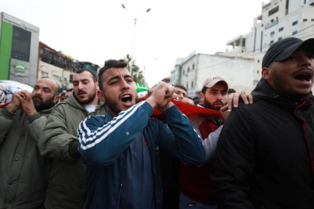 Foto - Teröristler şehit etti! İki Filistinli toprağa verildi