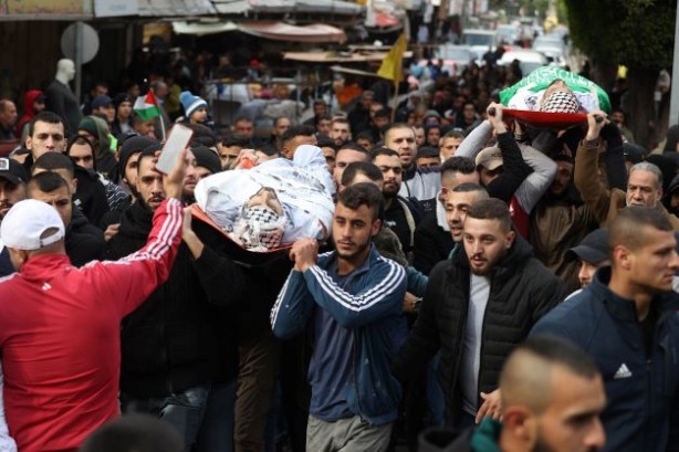 Foto - Teröristler şehit etti! İki Filistinli toprağa verildi