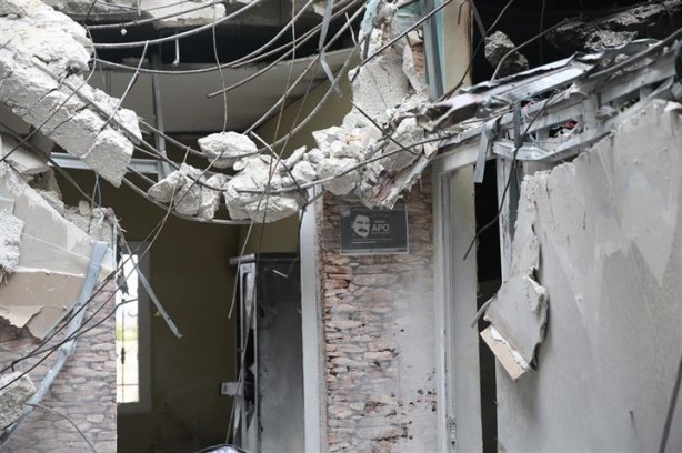 Foto - Teröristler terk ettikleri binalara patlayıcı tuzaklamış