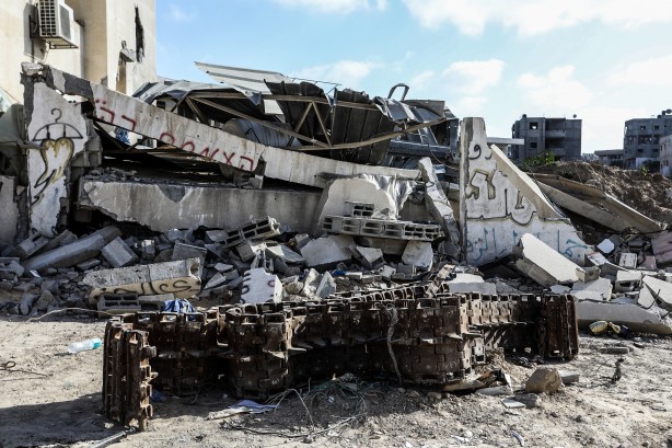 Foto - Teröristlerin terk ettiği kent tanınmaz halde