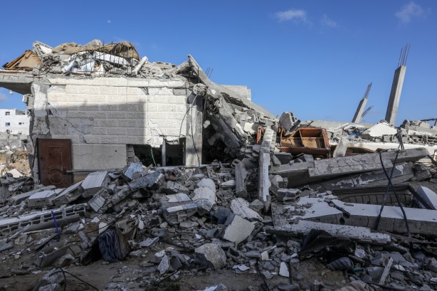 Foto - Teröristlerin terk ettiği kent tanınmaz halde