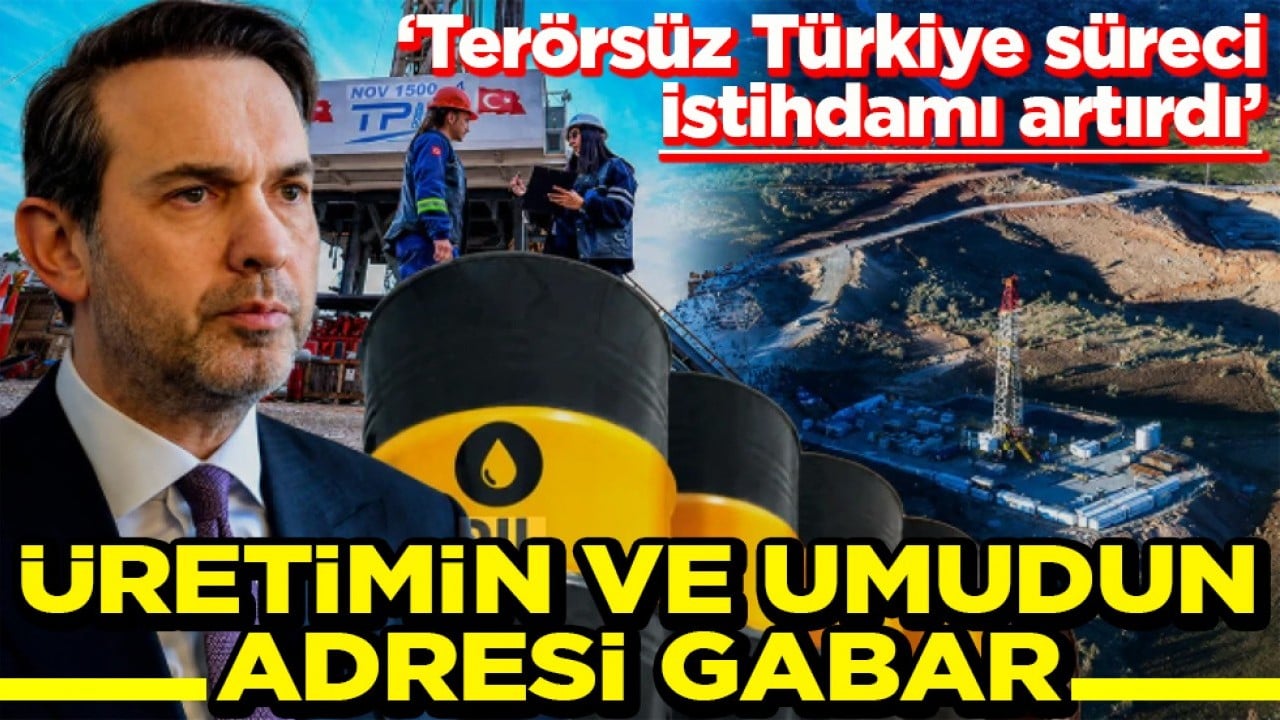 Terörsüz Türkiye süreci istihdamı artırdı Üretimin ve umudun adresi Gabar