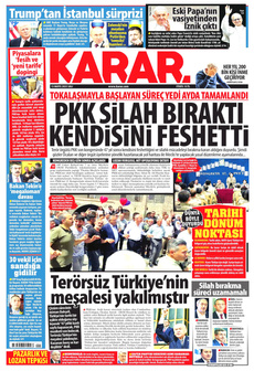 Foto - Terörün bitmesinden kimler rahatsız? İşte PKK’nın feshi sonrası gazete manşetleri