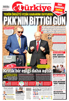 Foto - Terörün bitmesinden kimler rahatsız? İşte PKK’nın feshi sonrası gazete manşetleri