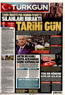 Foto - Terörün bitmesinden kimler rahatsız? İşte PKK’nın feshi sonrası gazete manşetleri