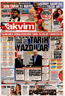 Foto - Terörün bitmesinden kimler rahatsız? İşte PKK’nın feshi sonrası gazete manşetleri