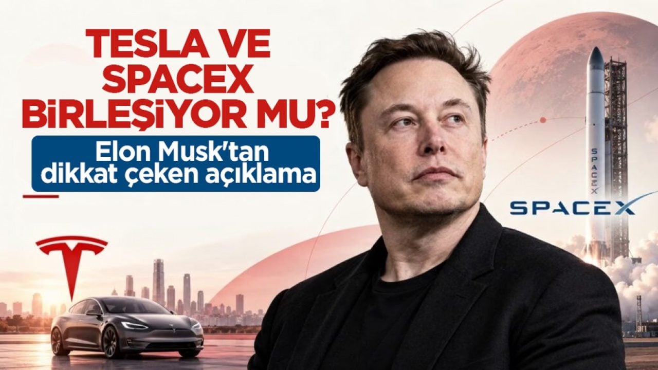 Tesla ve SpaceX birleşiyor mu? Elon Musk'tan dikkat çeken açıklama