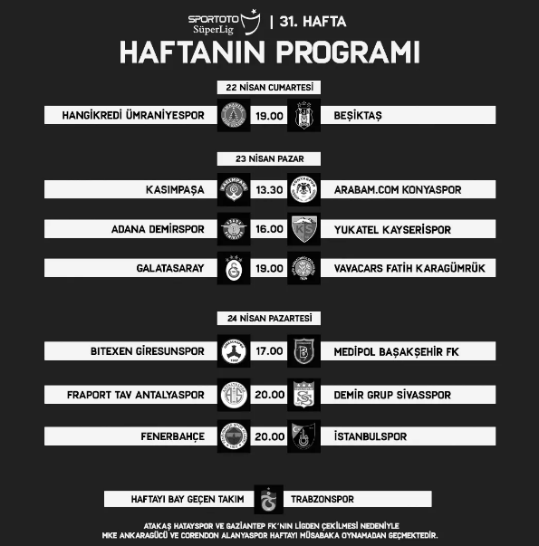 Foto - TFF duyurdu! İşte dev derbilerin tarihleri belli oldu...