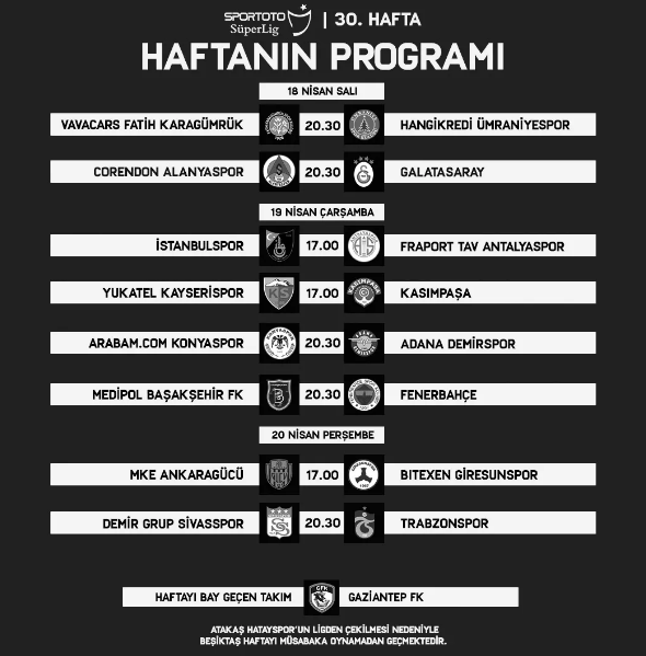 Foto - TFF duyurdu! İşte dev derbilerin tarihleri belli oldu...