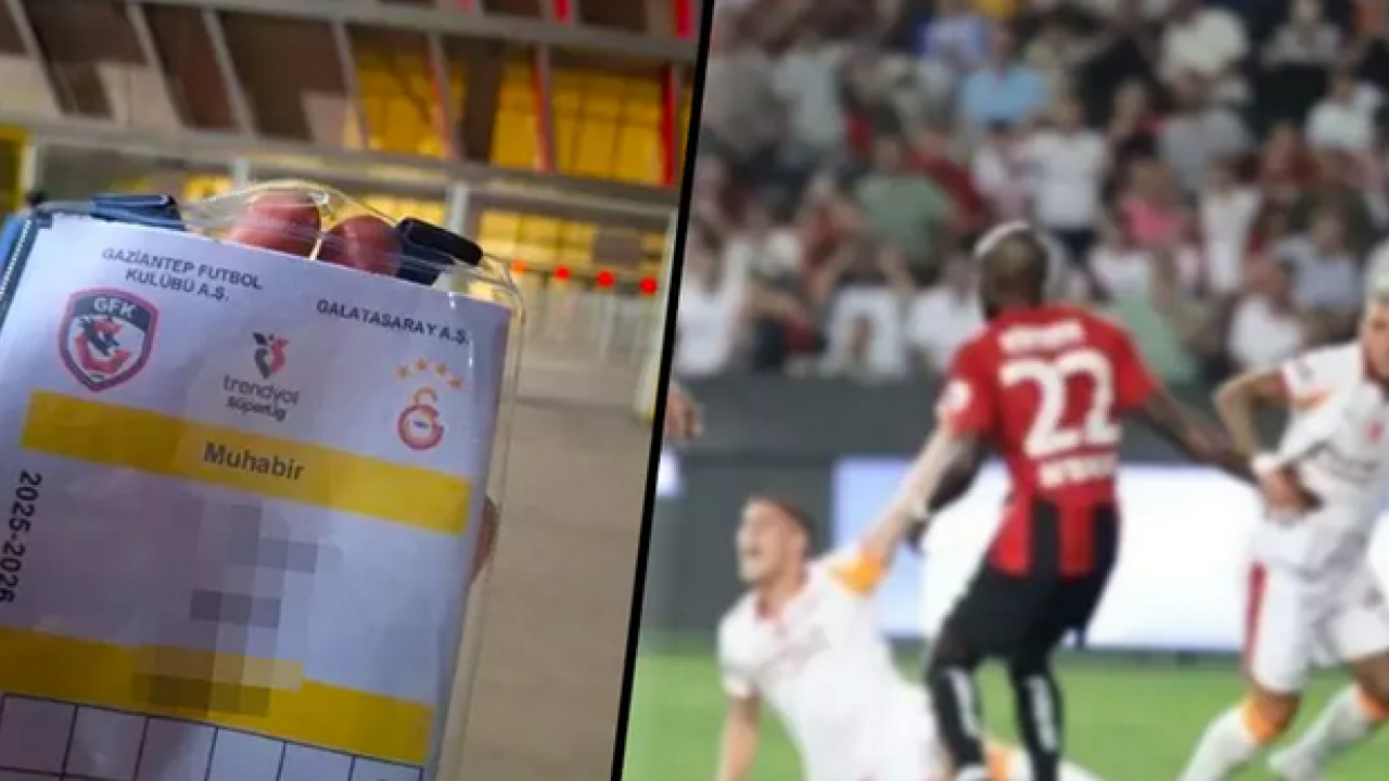 TFF'den büyük hata! Gaziantep FK-Galatasaray arasında oynanan açılış maçında logo skandalı... Sosyal medya karıştı!