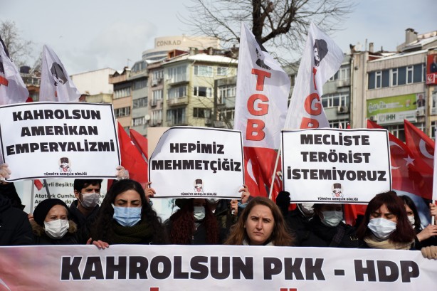 Foto - TGB üyelerinden Gara'da 13 vatandaşı şehit eden terör örgütü PKK'ya tepki