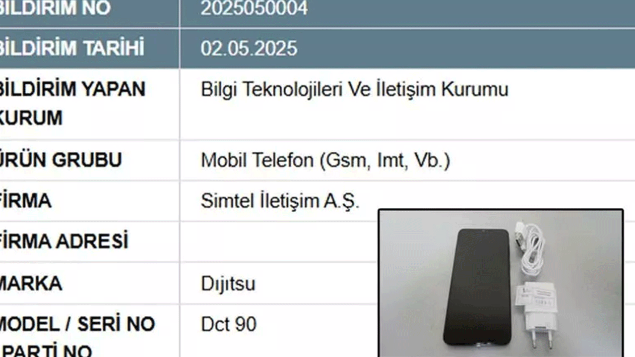 Foto - Ticaret Bakanlığı duyurdu: 4 telefon piyasadan toplatılıyor!