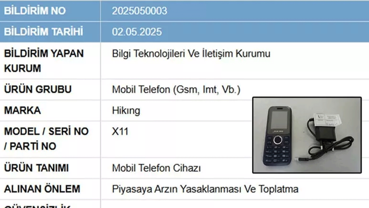 Foto - Ticaret Bakanlığı duyurdu: 4 telefon piyasadan toplatılıyor!