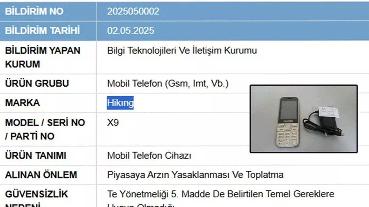 Foto - Ticaret Bakanlığı duyurdu: 4 telefon piyasadan toplatılıyor!
