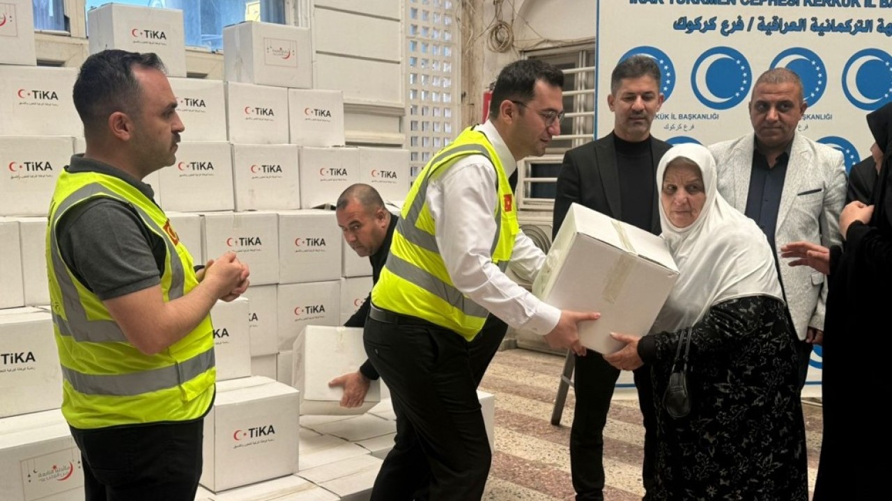 TİKA’dan Kerkük'te 450 aileye gıda yardımı