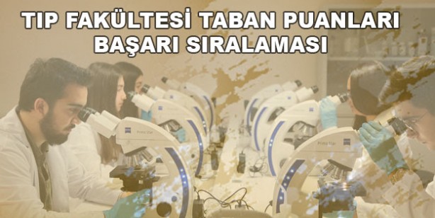 Tıp fakültesi taban puanları 2022: Tıp başarı sıralaması 2022: