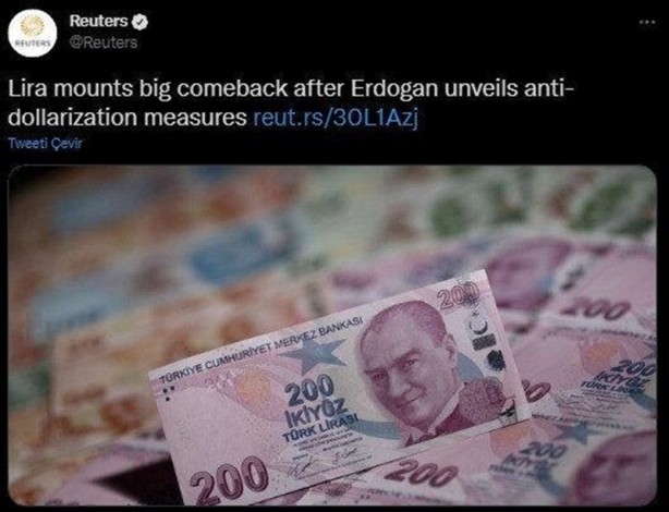 Foto - TL'nin muhteşem dönüşü dünya basınında! Böyle yankı uyandırdı