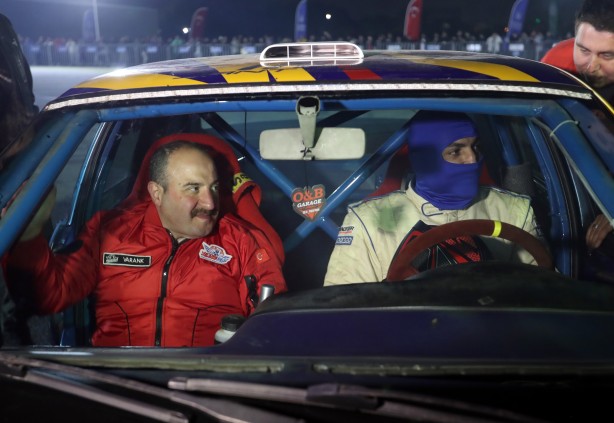 Togg drift atarak hünerlerini sergiledi