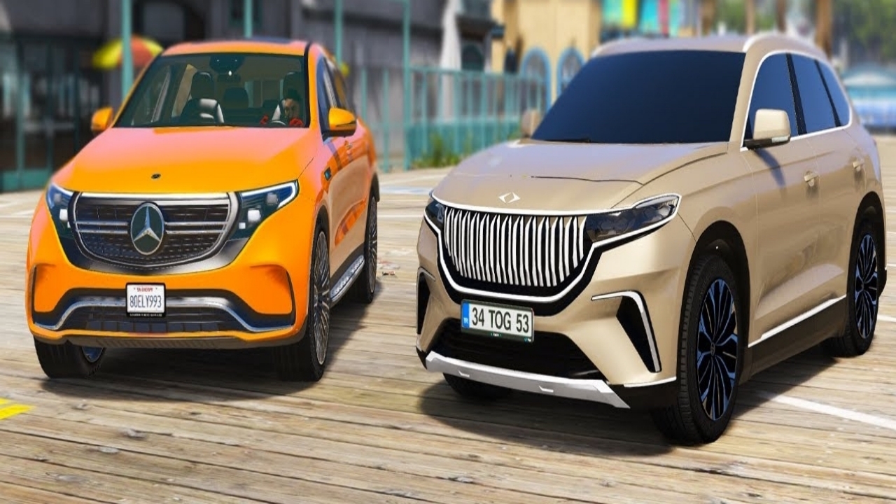 TOGG ile Mercedes çarpıştı, o görüntüler olay oldu! Vay vay vay